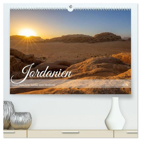 Jordanien - Land zwischen Antike und Moderne (hochwertiger Premium Wandkalender 2026 DIN A2 quer), Kunstdruck in Hochglanz