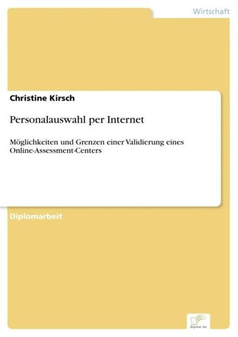 Personalauswahl per Internet
