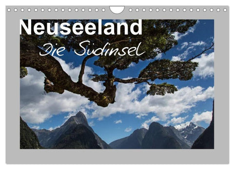 Neuseeland - Die Südinsel (Wandkalender 2026 DIN A4 quer), CALVENDO Monatskalender
