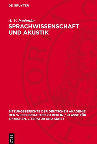 Sprachwissenschaft und Akustik