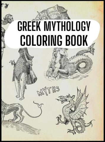 Greek Mythology Coloring Book