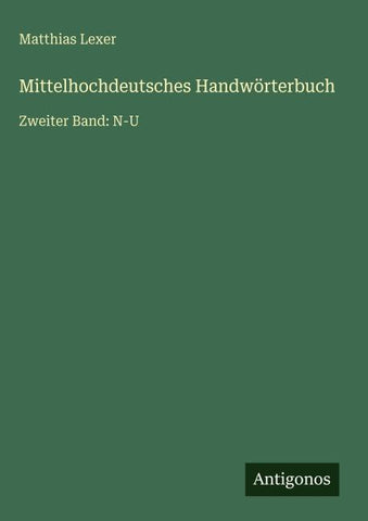 Mittelhochdeutsches Handwörterbuch