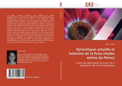 Dynamiques actuelle et holocène de la Puna (Andes sèches du Pérou)