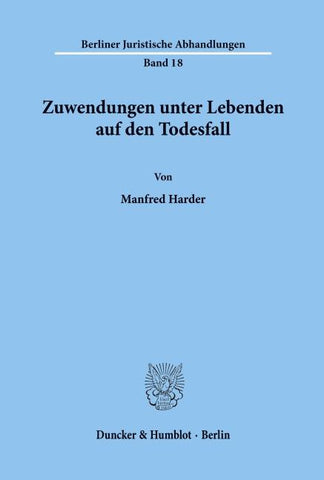 Zuwendungen unter Lebenden auf den Todesfall.