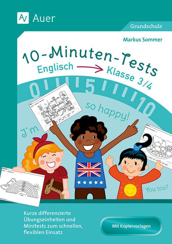 10-Minuten-Tests Englisch - Klasse 3/4