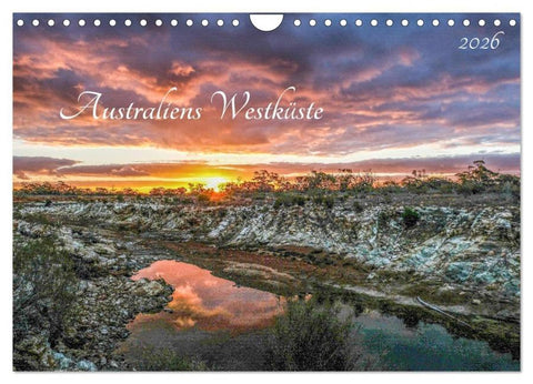 Australiens Westküste (Wandkalender 2026 DIN A4 quer), CALVENDO Monatskalender