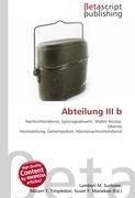 Abteilung III b