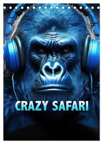 Crazy Safari (Tischkalender 2026 DIN A5 hoch), CALVENDO Monatskalender
