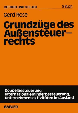 Grundzüge des Außensteuerrechts