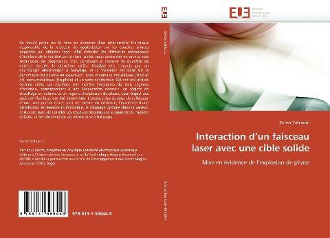 Interaction d'un faisceau laser avec une cible solide