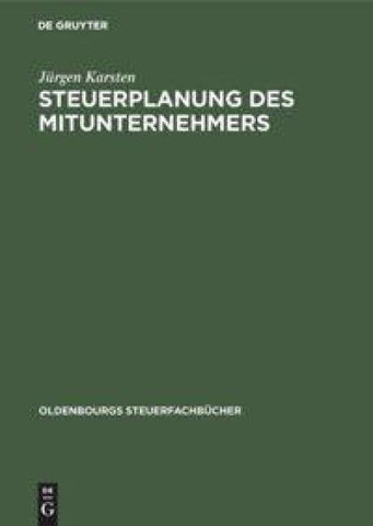 Steuerplanung des Mitunternehmers