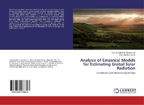 Analysis of Empirical Models for Estimating Global Solar Radiation