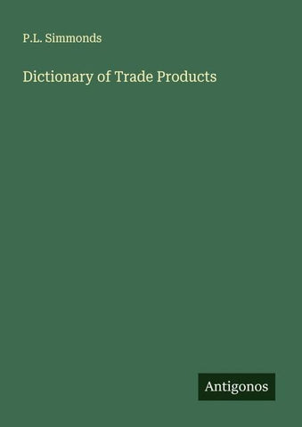 Dictionary of Trade Products