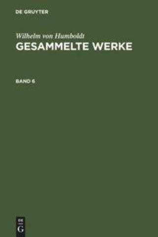 Gesammelte Werke. Band 6