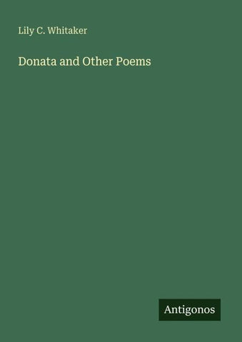 Donata and Other Poems