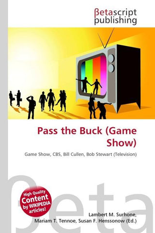 Pass the Buck (Game Show)