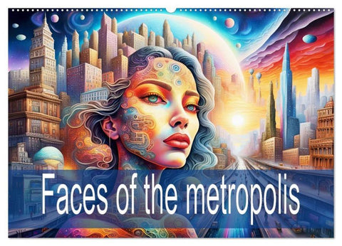 Faces of the metropolis (Wall Calendar 2026 DIN A2 landscape), CALVENDO 12 Month Wall Calendar