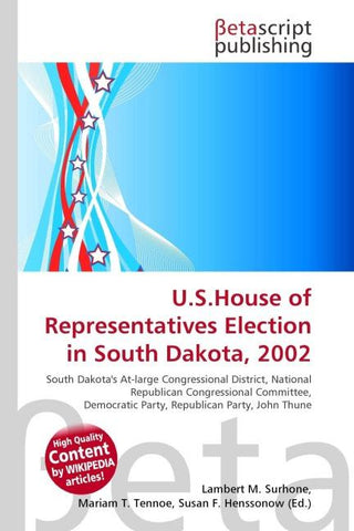 U.S.House of Representatives Election in South Dakota, 2002