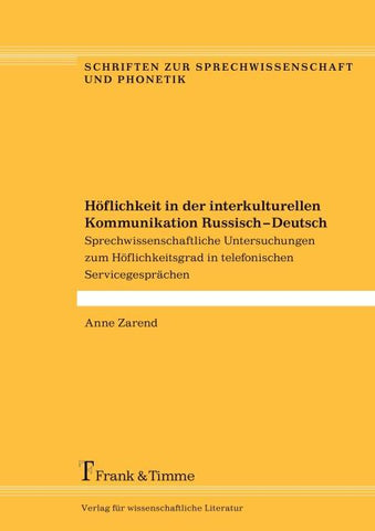 Höflichkeit in der interkulturellen Kommunikation Russisch – Deutsch