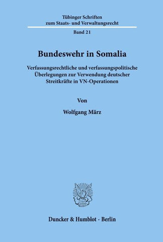 Bundeswehr in Somalia.