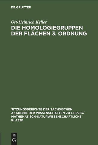 Die Homologiegruppen der Flächen 3. Ordnung
