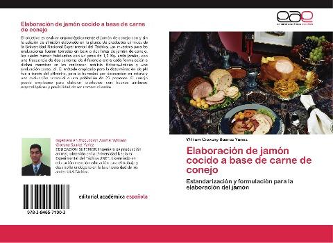 Elaboración de jamón cocido a base de carne de conejo