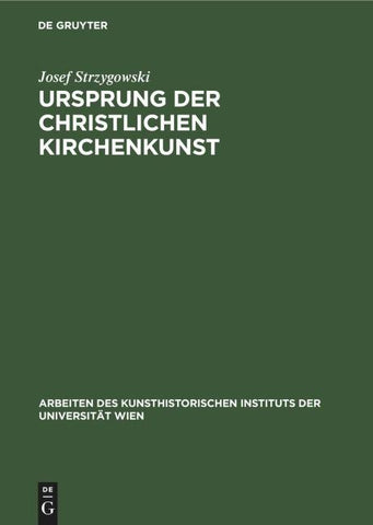 Ursprung der christlichen Kirchenkunst