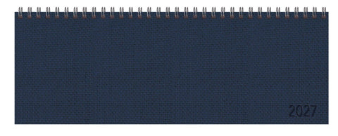 Tischkalender quer Professional Premium 2027 dunkelblau