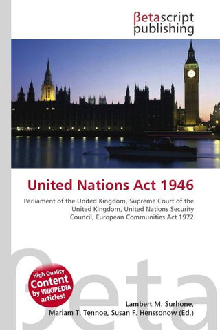 United Nations Act 1946