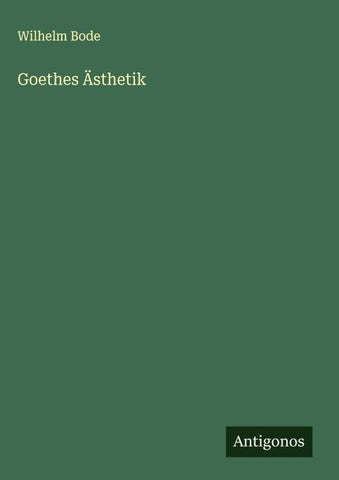 Goethes Ästhetik