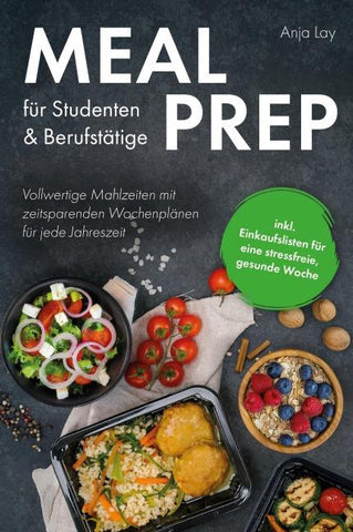Meal Prep für Studenten & Berufstätige