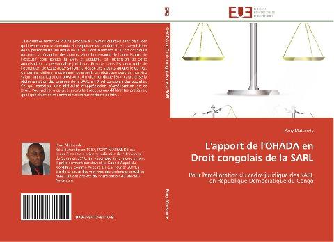 L'apport de l'OHADA en Droit congolais de la SARL