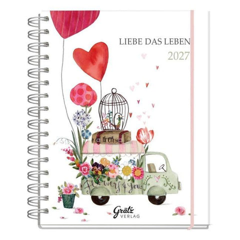 Taschenkalender Liebe das Leben 2027