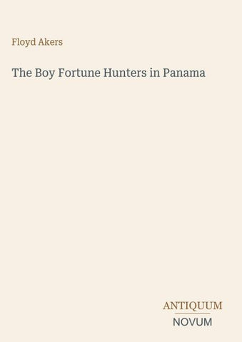 The Boy Fortune Hunters in Panama