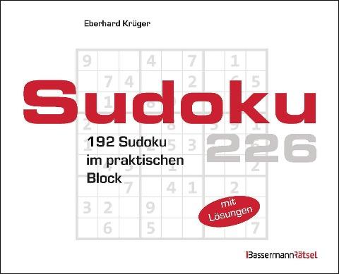 Sudokublock 226 (5 Exemplare à 2,99 €)