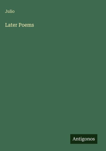 Later Poems