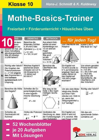 Mathe-Basics-Trainer / Klasse 10