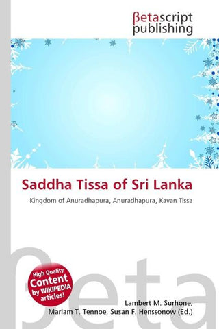 Saddha Tissa of Sri Lanka