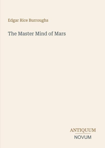 The Master Mind of Mars