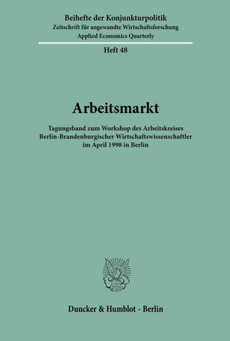 Arbeitsmarkt.