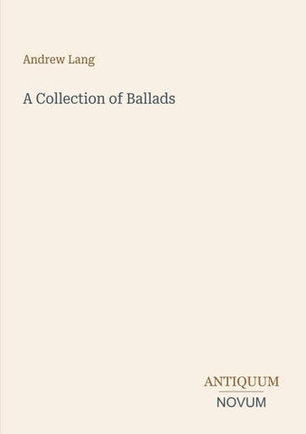 A Collection of Ballads