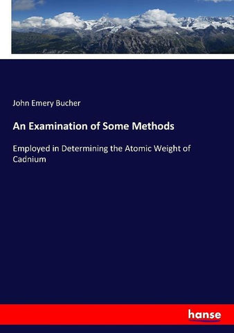 An Examination of Some Methods