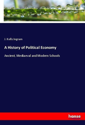 A History of Political Economy