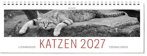 Tischkalender Katzen 2027