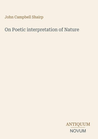 On Poetic interpretation of Nature