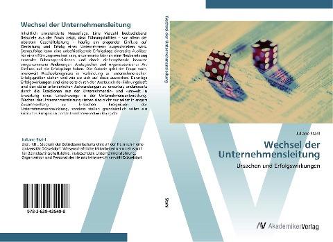 Wechsel der Unternehmensleitung