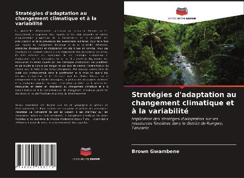 Stratégies d'adaptation au changement climatique et à la variabilité