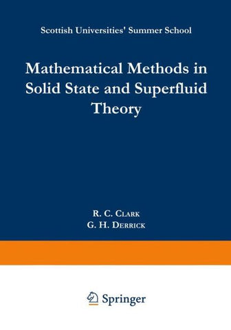 Mathematical Methods in Solid State and Superfluid Theory