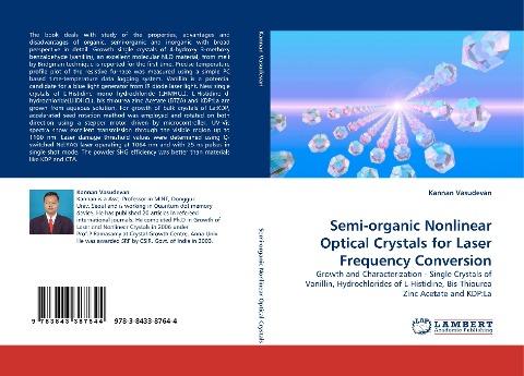 Semi-organic Nonlinear Optical Crystals for Laser Frequency Conversion