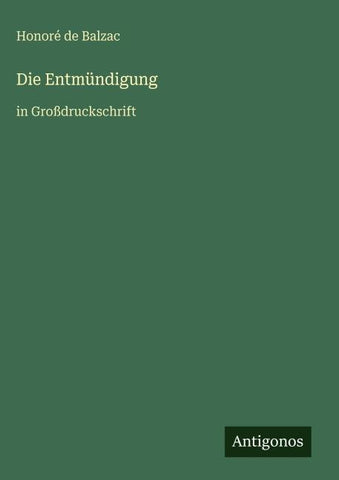 Die Entmündigung